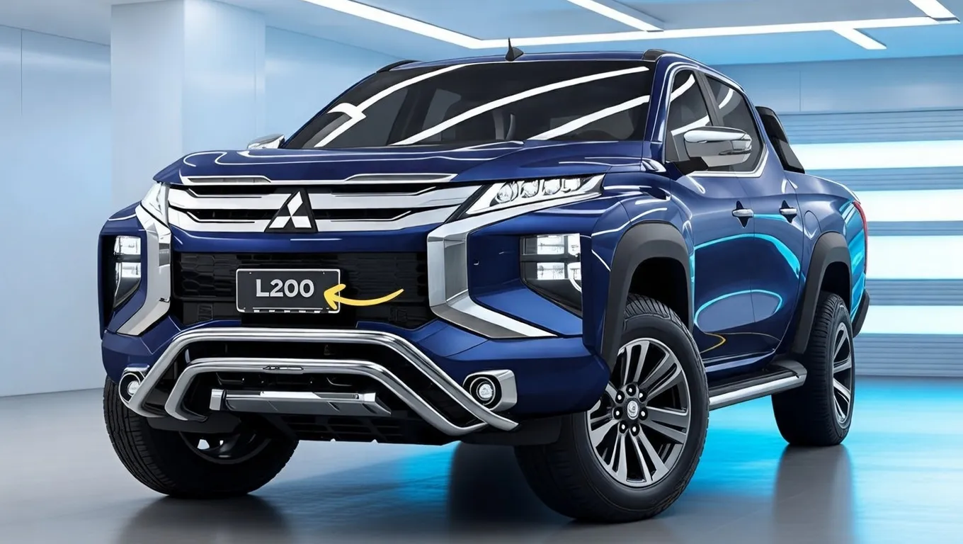 2026 Mitsubishi L200 new bold look, 28 MPG mileage with off-road tech features