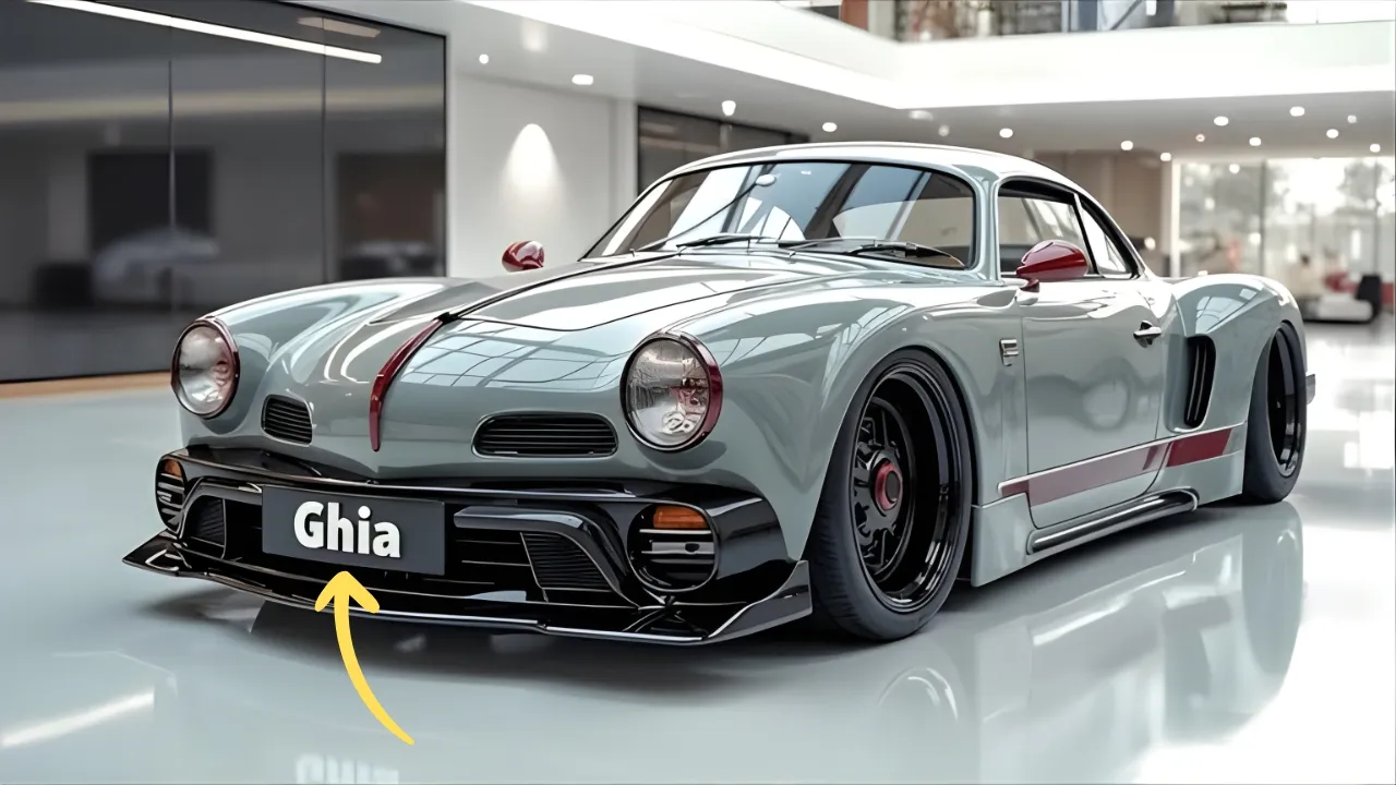 2026 Volkswagen Karmann Ghia iconic design ith comfortable seats, power is high