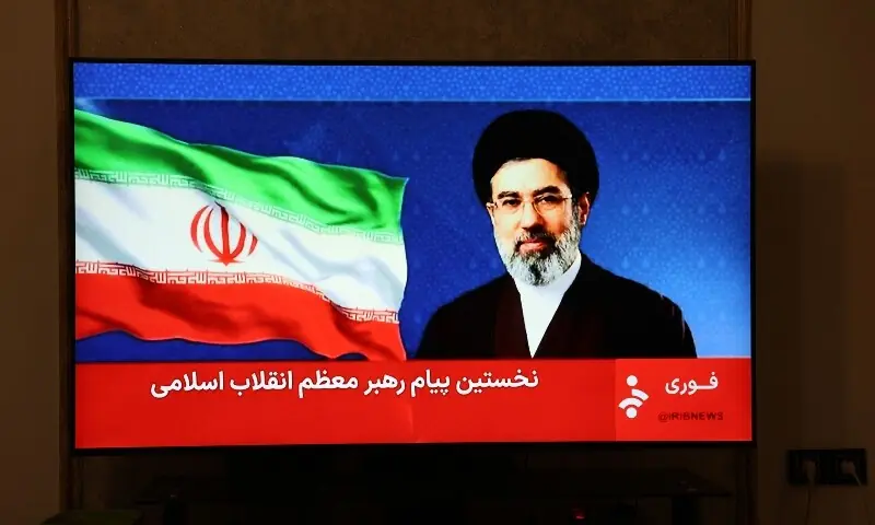 In first remarks, Iran’s new supreme leader vows to avenge martyrs, keep Strait of Hormuz closed